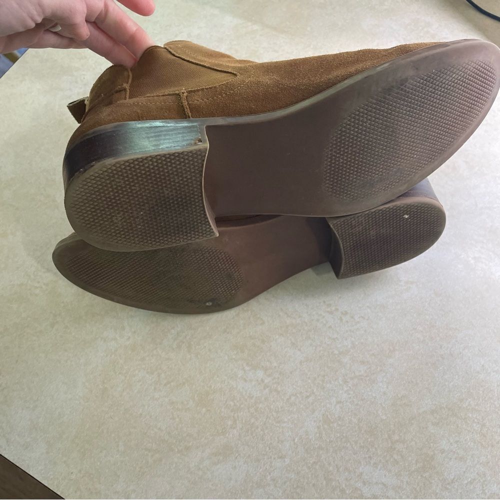 Steve Madden Women’s Drape Brown suede booties size 9.5 ankle boot shoes - Picture 7 of 11